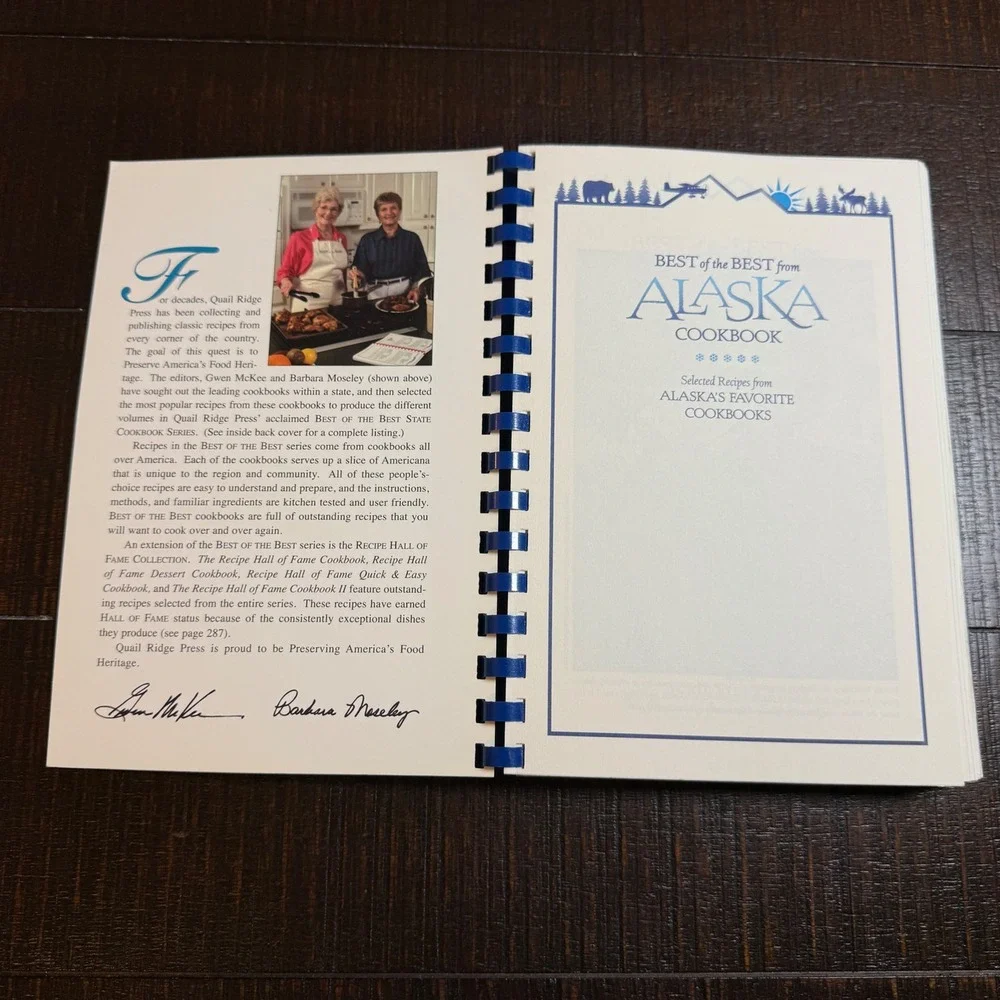 Best of the Best from‎ Alaska Cookbook Quail Ridge Press Spiral Bound VTG 2005